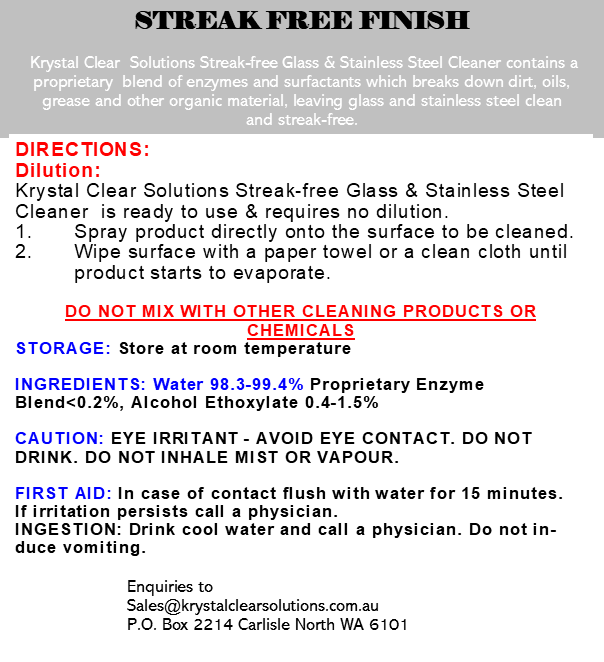 Stainless Steel Cleaning Cloth No Chemicals