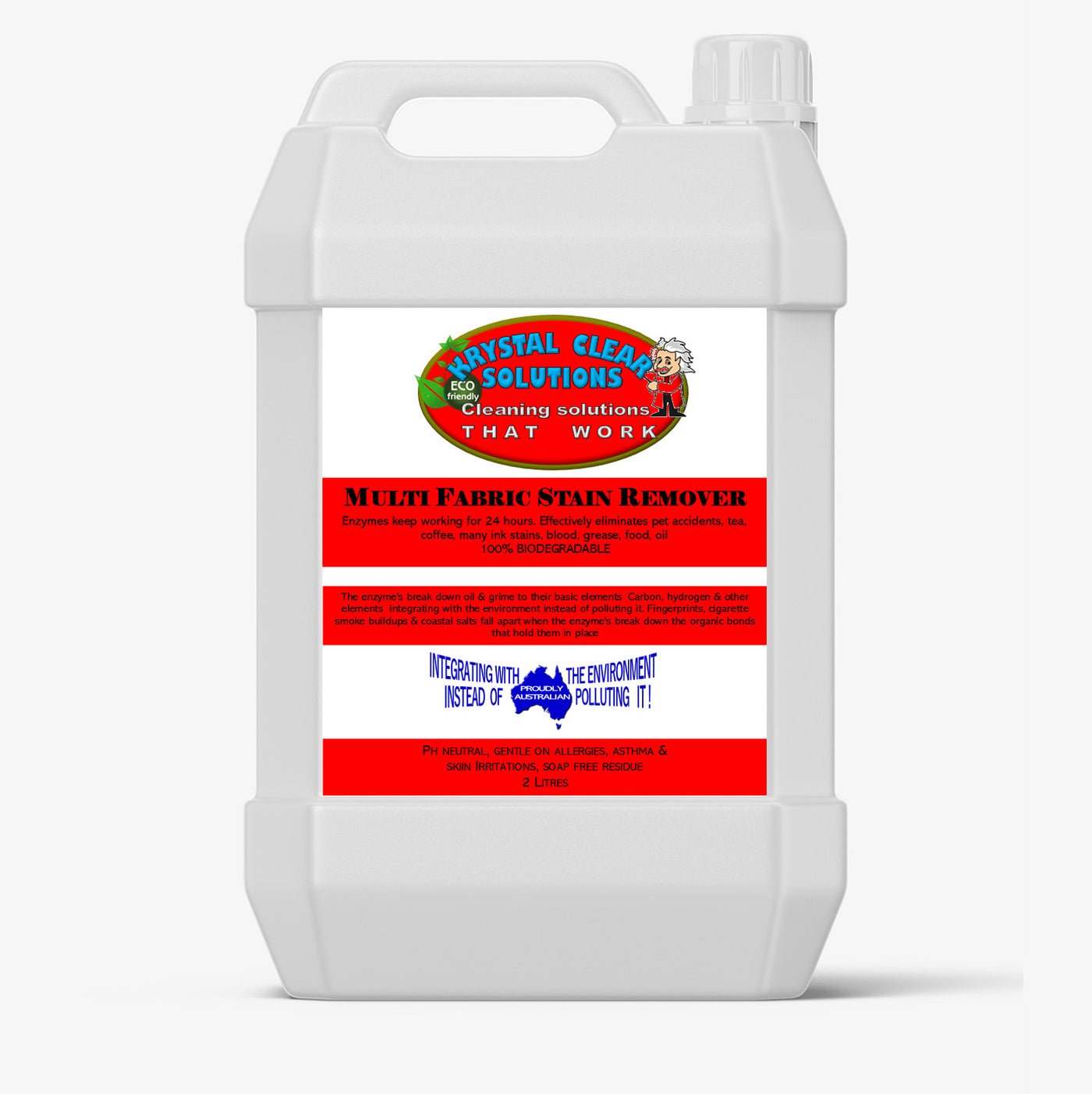Multi Fabric Cleaner and Spotter 2 Litres – Krystal Clear Solutions